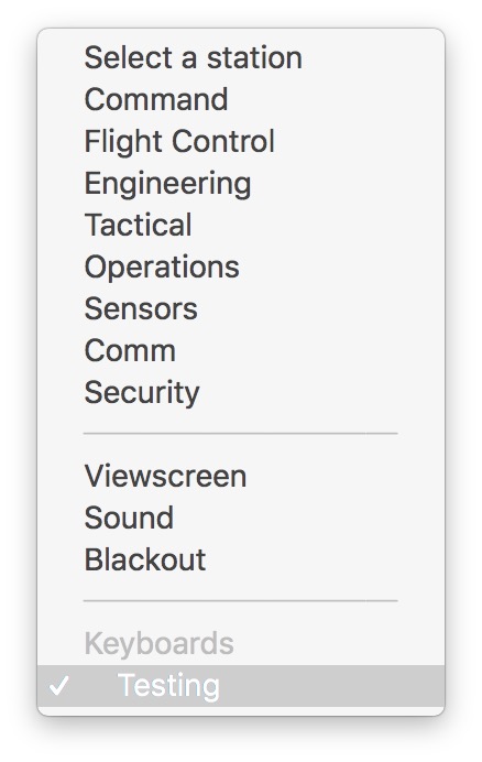 Keyboard Client Selection